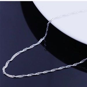 Diamond Cut Sterling Silver Chain
